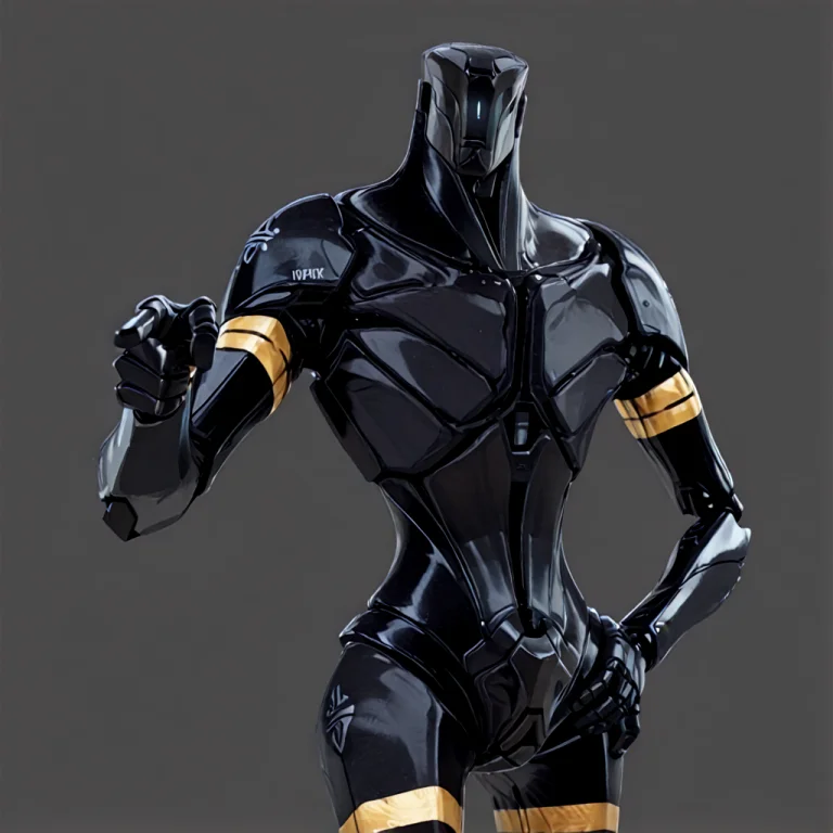 Valkbot,robot,dark Body, Hand On Hip,pointing At Viewer,grey...