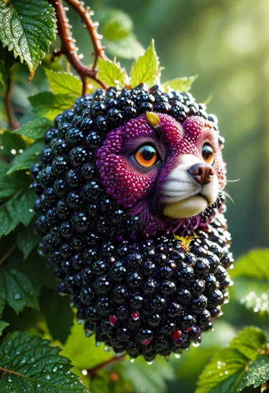 Blackberryworld, Canine-shaped Creature Composed Of Oversize...