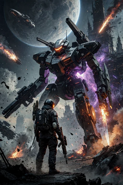 Masterpiece, Ultra Detailed, Dark Science Fiction, Cinematic...