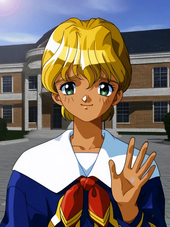 Amolphy, Male Focus, Blue Robe, White Collar, 1boy, Solo, Bl...