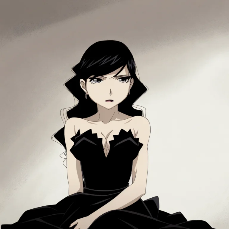 Woman In A Black Dress Lorafullmetalalchemist0.75