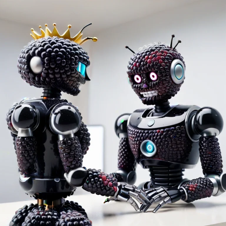 A Blackberryworld Robot Discovering That Its Evil Overlord J...