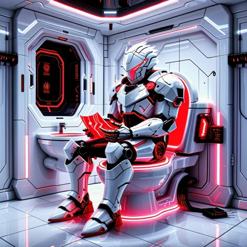 Whiteember, An Intimidating Futuristic Knight Transformed Co... — SDXL AI Prompt: WHITEEMBER, an intimidating futuristic knight transformed completely into sleek...