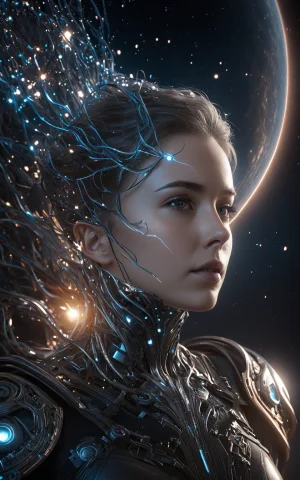 Professional 3d Model Antoine Collignon,lorablack Hole0.0,co... — SDXL AI Prompt: professional 3d model antoine collignon,,cosmic asdxohnxs. cinematic effects vfx...