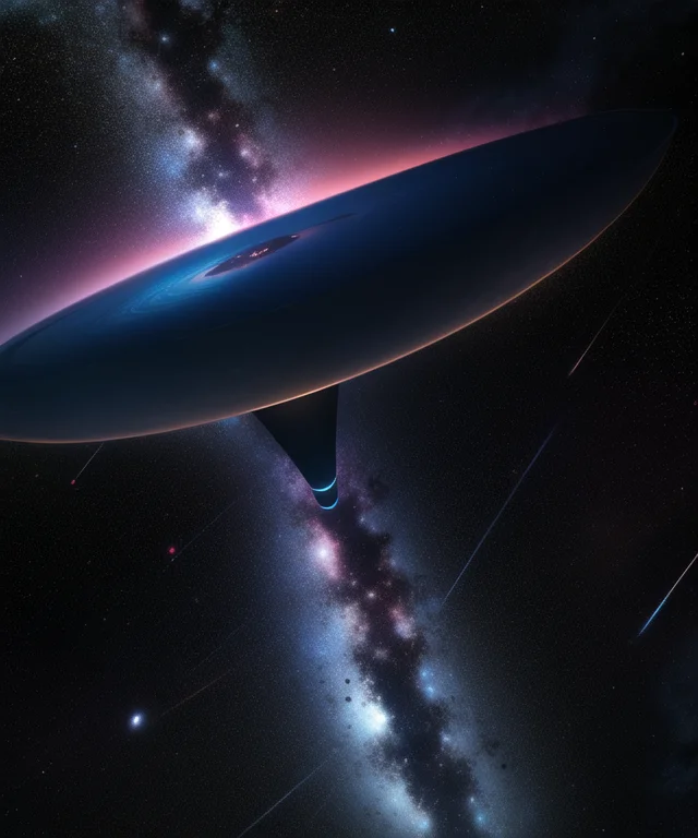 Lorasomething0.8, Futuristic City Floating Through Space, St...