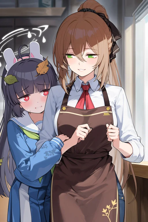 2girls, L1mp1p1, Best Quality, Springfieldcafegirlsfrontline...