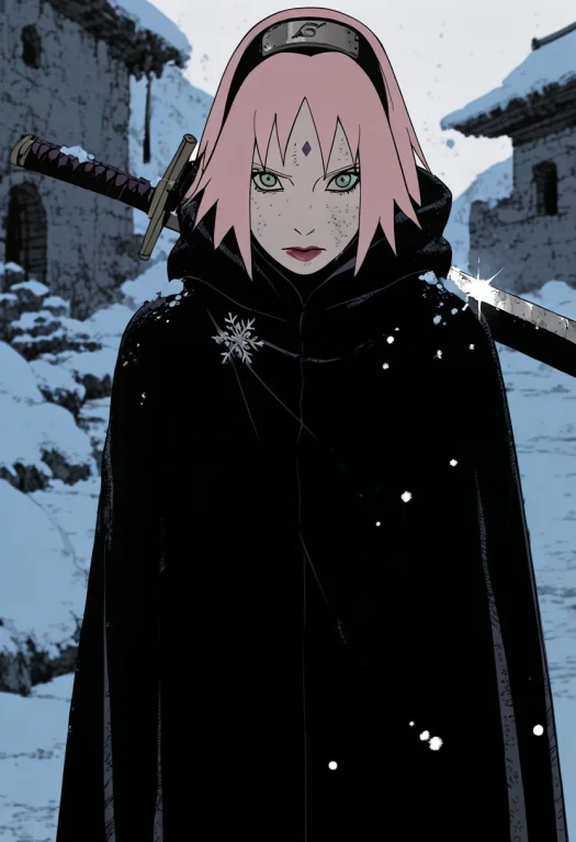 Subject 1girl, S4kur4, Green Eyes, Pink Hair, Haruno Sakura,...