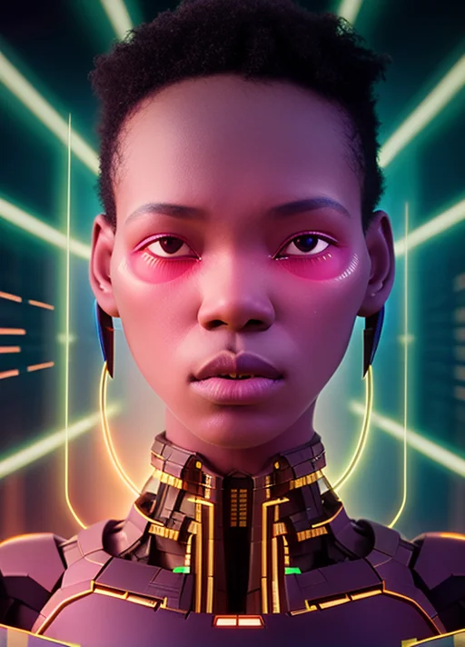 Summie-style Sfw, Raw Photo, Of A Cyborg Woman With Perfect...