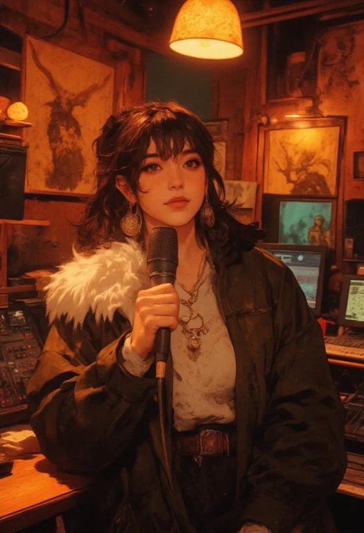 A Professional Portrait And Scene Of Chinese Singer And Actr...