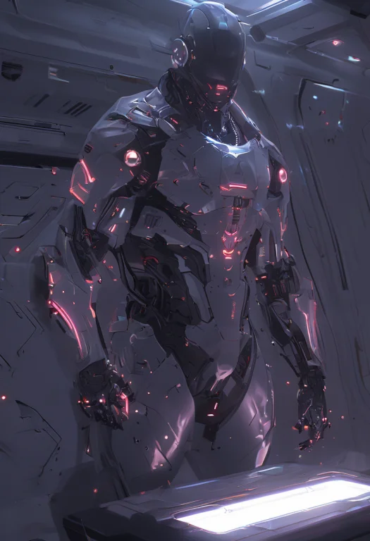 Subject Cyborg Prospector, Mining A Circuit Board, Data Mini...