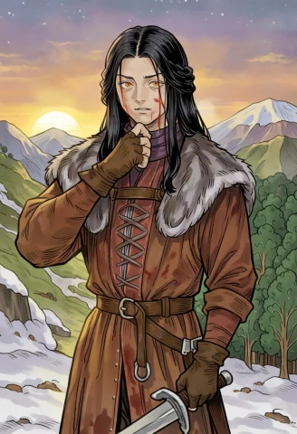 Orange Eyes, 1girl, Solo, Long Hair, Looking At Viewer, Blac... — Stable Diffusion AI Prompt: ((orange eyes)), 1girl, solo, long hair, looking at viewer, black hair, gloves,...