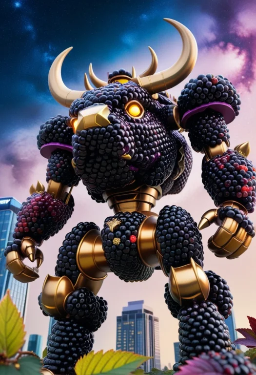 Blackberryworld Statue Of A Massive War Robot Bull, Made Of...