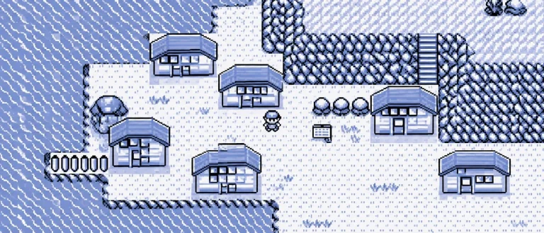 1999 Gameboy Gen 1 Pokemon,pokmon Redblue Screenshot, Map Sh...