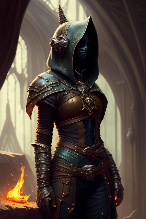 Cosmic Rogue Thief1.2 Wearingmutiple Layer Leather Armor1.2,...
