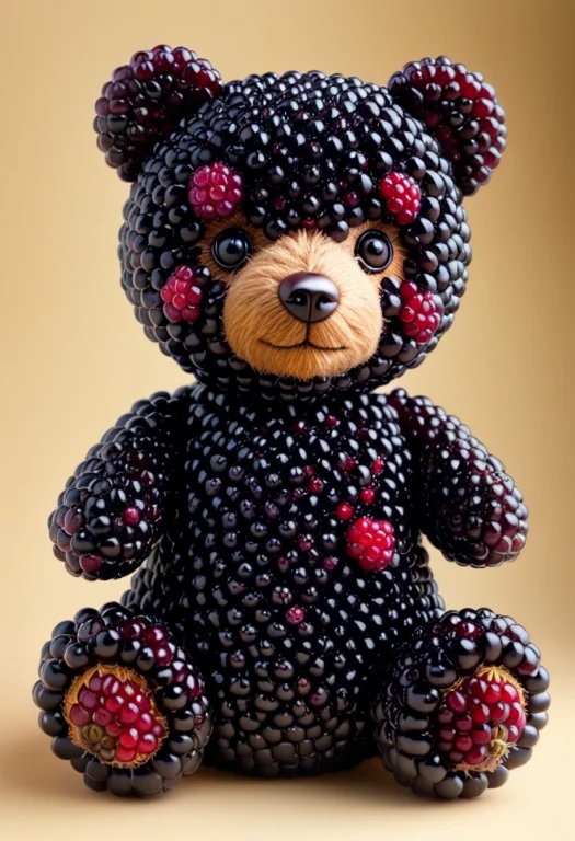 Teddy Bear Made Of Blackberryworld