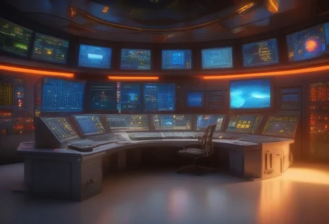 A Control Room Overlooking A Fusion Reactor Core, Octane Ren... — SDXL AI Prompt: a control room overlooking a fusion reactor core, octane render, high detail ren...