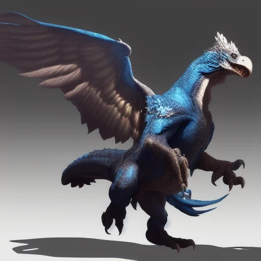 Feralplmr A Hyper Realistic Illustration Of A Huge Monster E...
