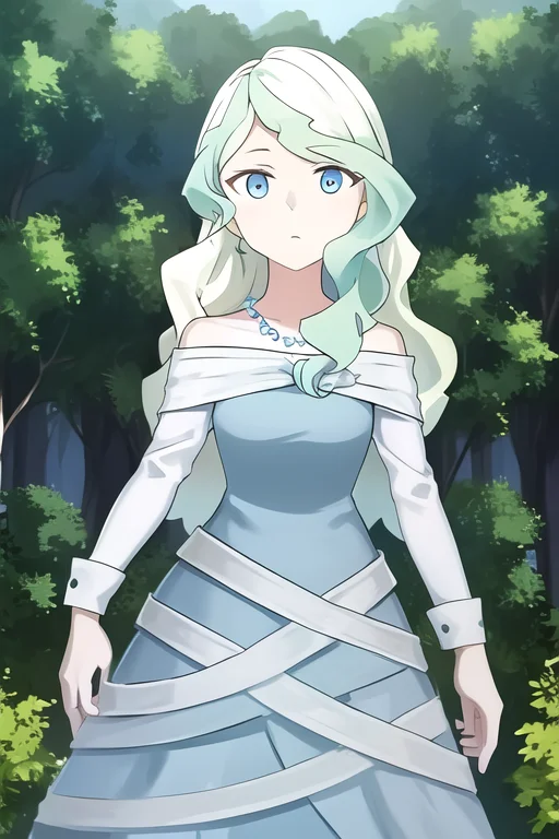 Diana Cavendish, Masterpiece, Best Quality, Light Blue Dress...