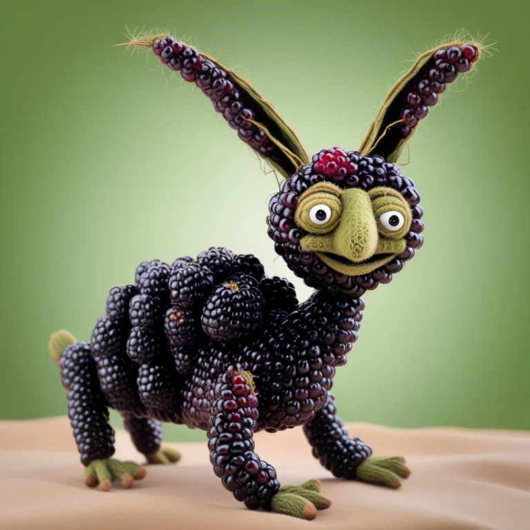 Wise Green Desert Puppet  Small Long-eared Creature, Skin En...