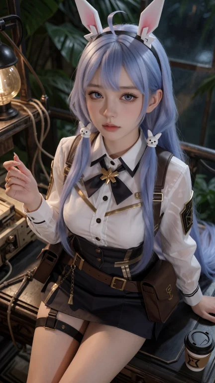 香风智乃,一位年轻而充满活力的东方少女，二十四岁，展现着她引...