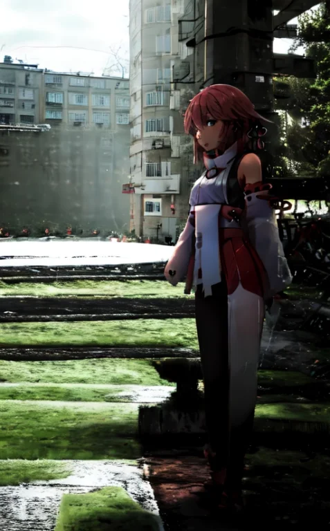 A Ye Miko, Full Body, Cinematic Light Loraebenyadifussionebe...