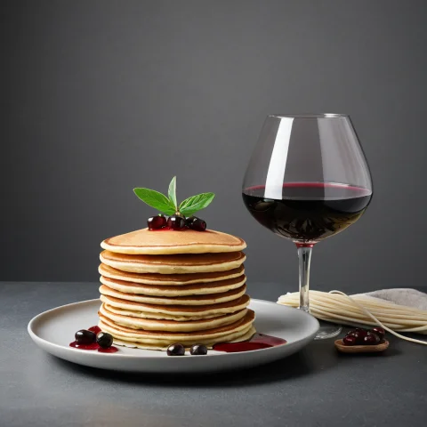 Foodstonezen3, Product Photography Of A Stack Of Pancakes, O... — SDXL AI Prompt: foodstonezen3, product photography of a stack of pancakes, On smooth grey zen st...