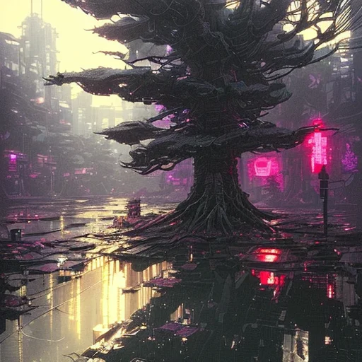 Cybernetic 4x1trees1.3, Tech,vaporwave, Synthwave, Cyberpunk...