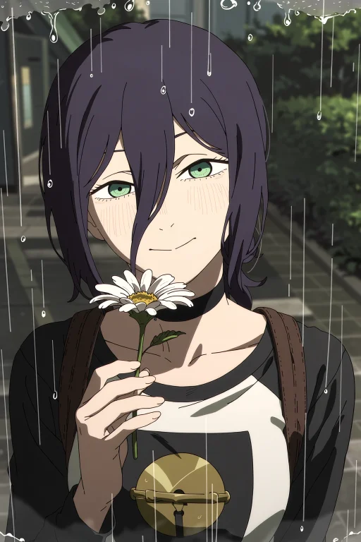 Reze, Chainsaw Man, Animecoloring, 1girl, Solo, Purple Hair,...