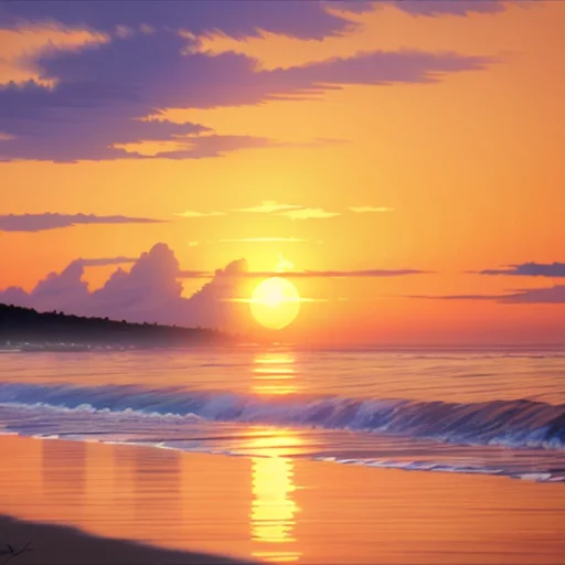 The Ocean At Sunset Lorasupercrooks0.75