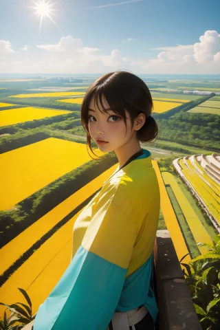 1girl, Loranyantchaloconv36e432d24c0.8, Landscape Of A Dense... — Stable Diffusion AI Prompt: 1girl, , landscape of a Dense Harsh (Singapore:1.2) from inside of a Chichen Itz...