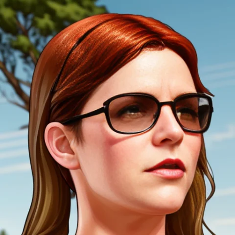 Gta5-artwork, Photo Of Auraqw Adrym Daryloz With Amber Red H... — Stable Diffusion AI Prompt: gta5-artwork, photo of (auraqw adrym daryloz) with amber red hair and green eyes