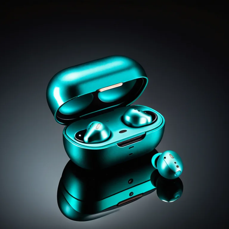 Loratech2metallictealv10.80, Techteal, A Wireless Earbuds Ca...