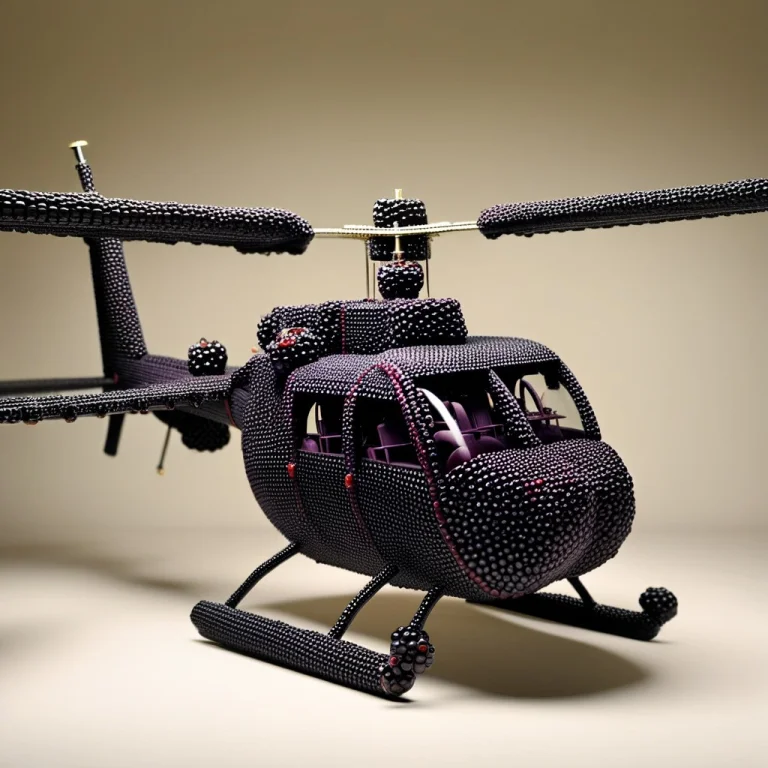 Blackberryworld, Helicopter Made Of Blackberry,