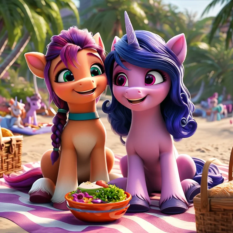 Cartoonyillustrious. Animal, Pony, Feral, Sunny Starscout, E...
