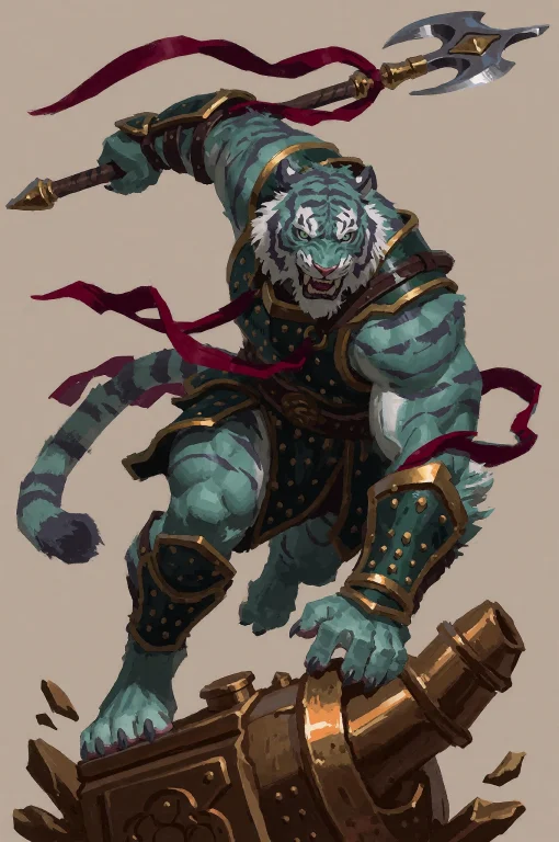 Taranfiddler, Digital Painterly Illustration Featuring Visib...