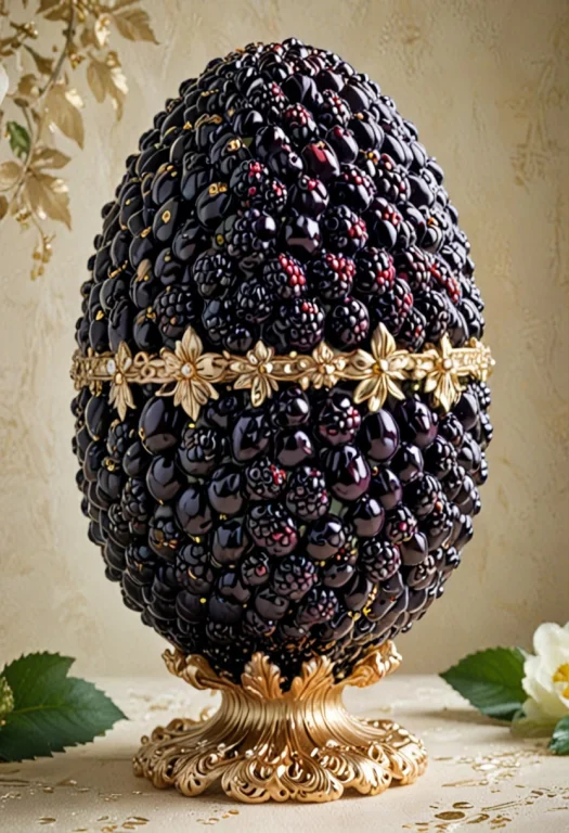 Blackberryworld. Create A Digital Painting Of A Faberg-style...