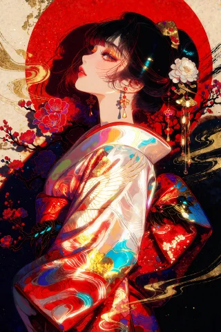 A Vivid Neon-based Drawing In A Glow-driven Illustration Sty... — Stable Diffusion AI Prompt: A vivid neon-based drawing in a glow-driven illustration style, featuring intens...