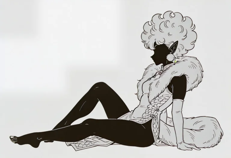 Retro Artstyle, Bihme, Ffemale, 1 Girl, Solo, Large Bouffant...