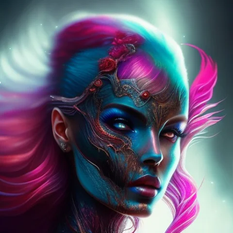 A Mermaid Tail Demon Zombie Horror Ghost Gross Decaying In A... — Stable Diffusion AI Prompt: A mermaid tail demon zombie horror ghost gross decaying in a whirlwind of souls...