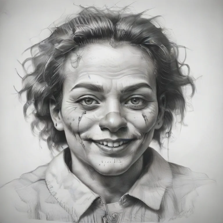 Chahamanstylepencilsketch,ava-vasta-nastaclown,smiling,