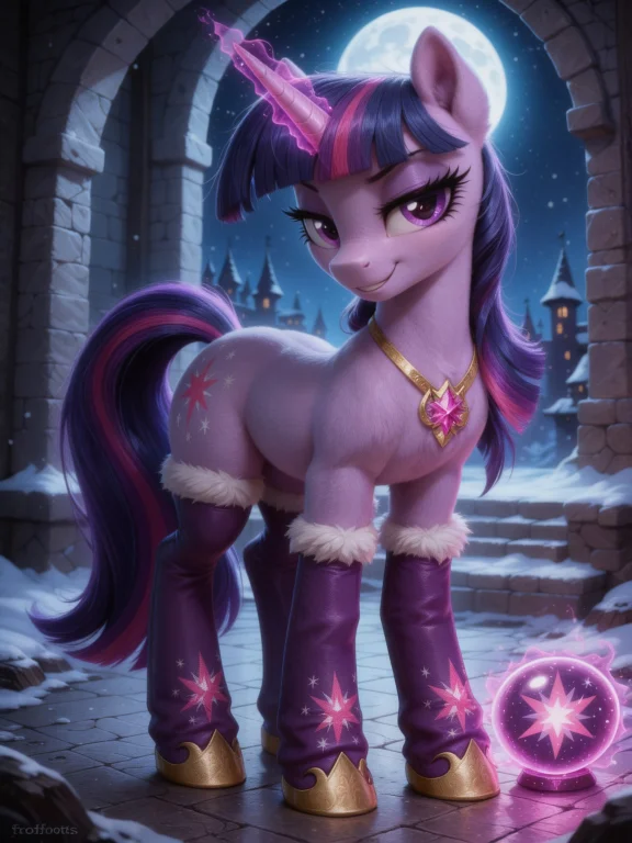 Make It Look Realistic, Strong Lively Colors, Purple Fur,