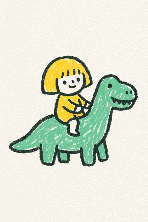 Highleveldescriptiona Hand-drawn, Textured Crayon Illustrati...