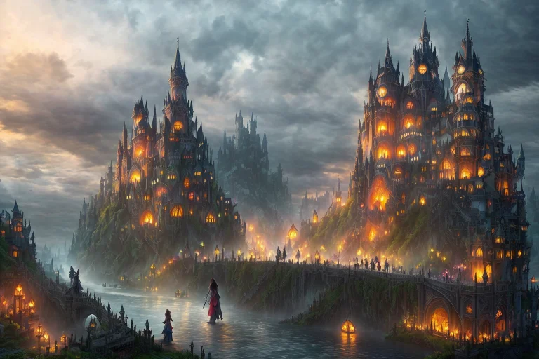 Kingdoms Edge, Night And Rain, Style-glorious, Style-glass,...