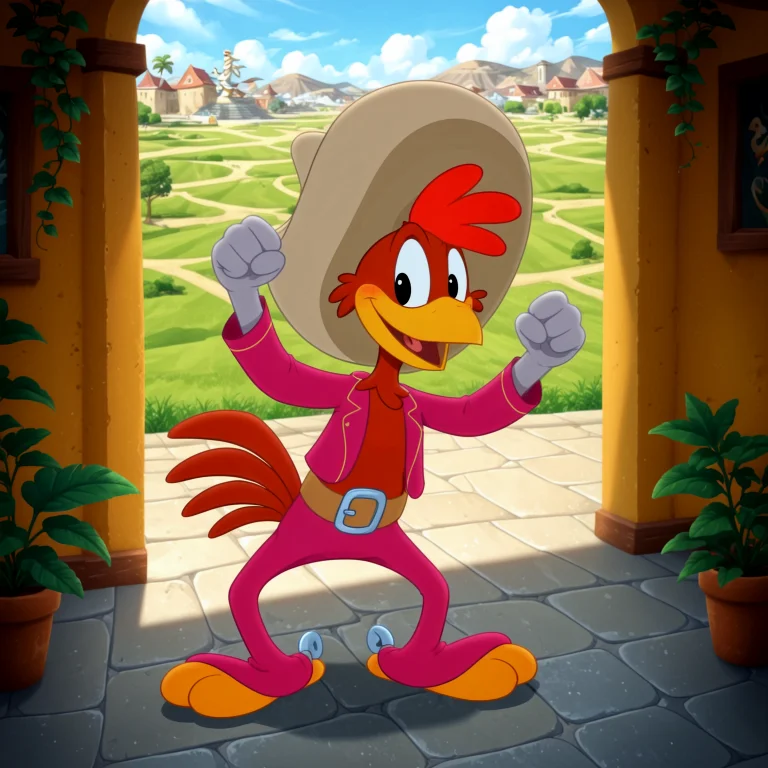 Mexican Landscape1.2, Pose1.3, Blush, Toony, Anthro, Tail Fe...