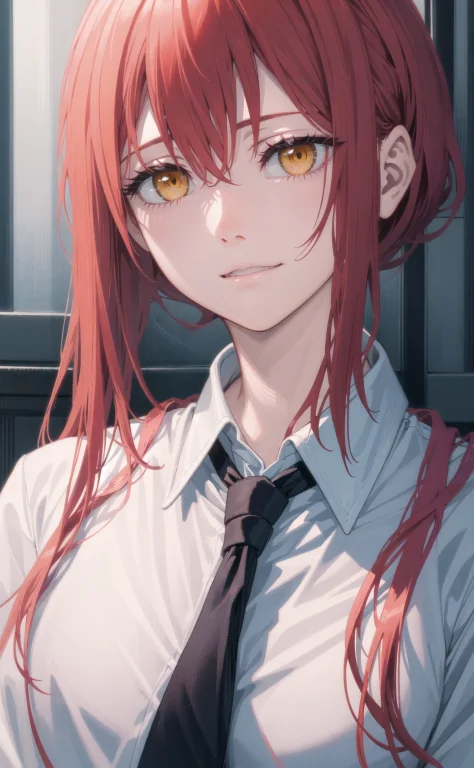 Looking At Viewer, 1girl, Makima Chainsaw Man, Good Anatomy,...