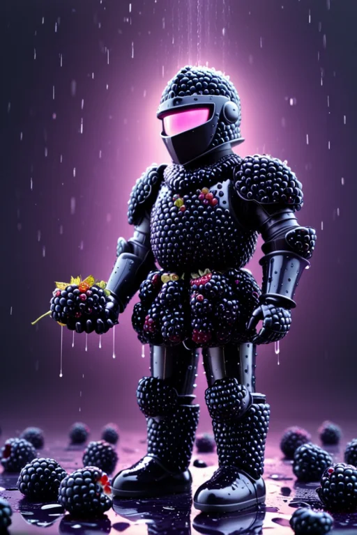 A Cute Knight With Remote Control . Surreal Fantasy Scenery....