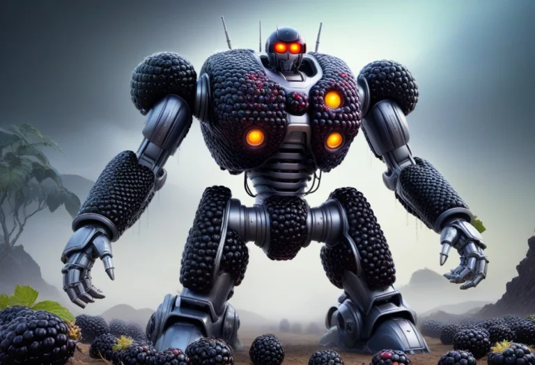 Giant Robot,blackberryworld, High Quality, Masterpiece, Wire...