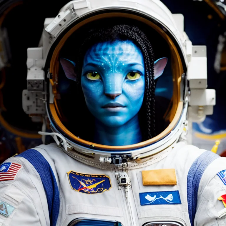 Avatar Style, Woman, Astronaut, In Space