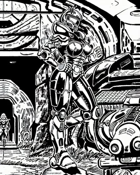 Masterpiece Incredible Woman In Open Sexy Power Armour Metro...