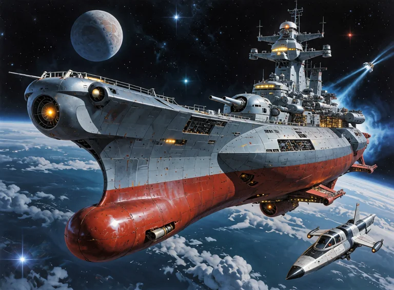 Lorakreaotherworlds0.6 A Space Battleship
